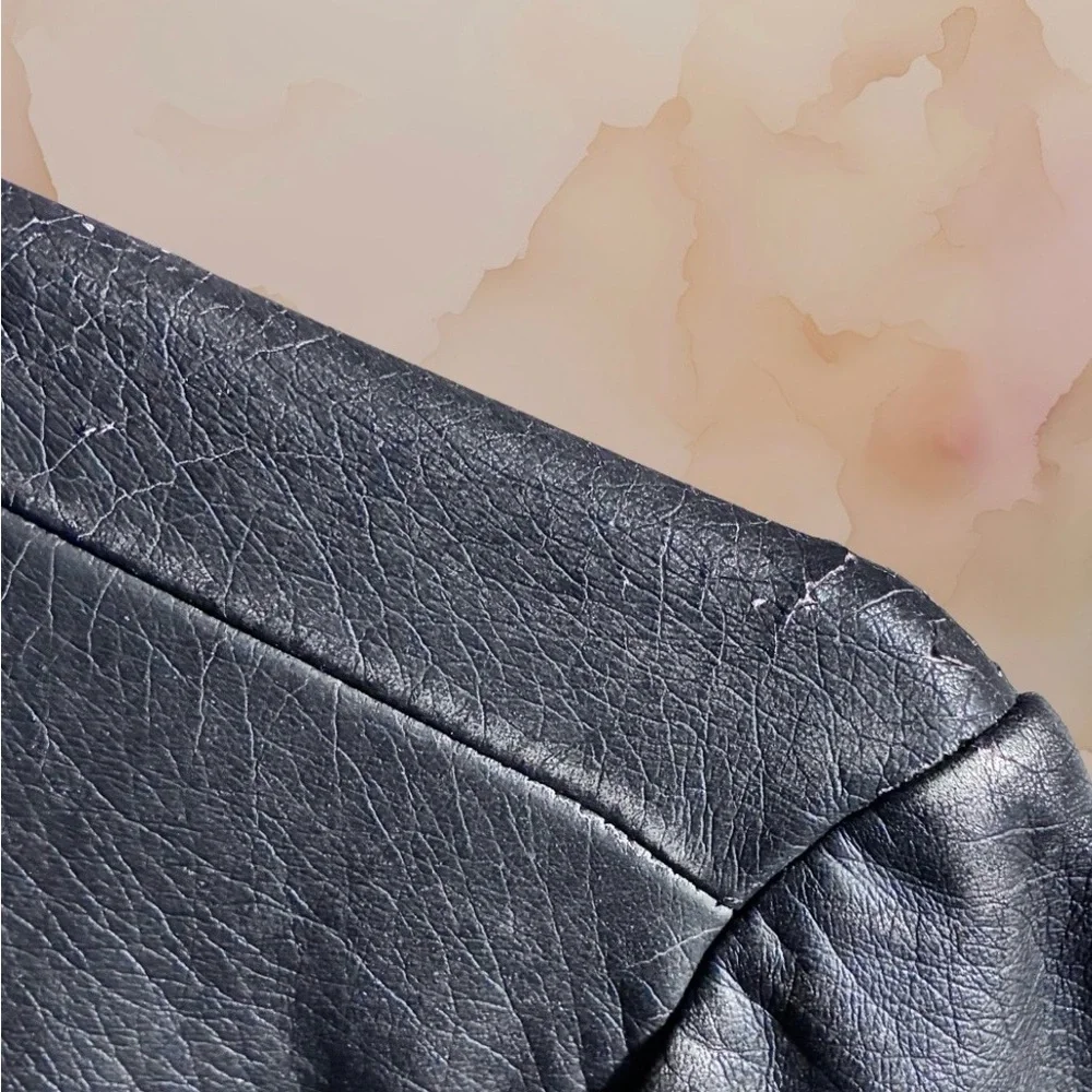 Susan Graver Leather Jacket - Picture 4 of 9